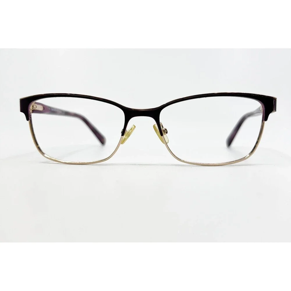 Banana Republic Eyeglass Frames Womens Purple Gold Mabel 1JZ 52-16-130 Small